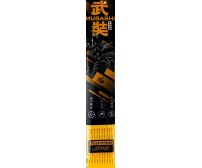 Херабуна вързани куки Musashi с 2 куки и повод 50 см 10 броя пакет