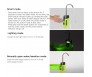 Индукционна помпа 3в1 за риболов въздух вода LED USB сензор батерия