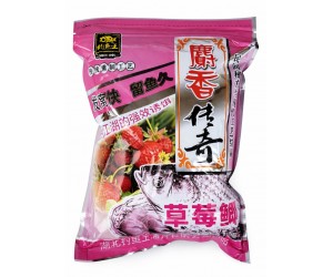 Китайска захранка Herabuna Strawberry за шаран и платика 180гр
