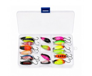 Комплект клатушки Troutlook Trout Spoon Set – 21 броя по 3 г пъстърва
