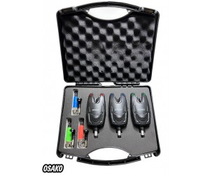 Комплект OSAKO K5 сигнализатори и обтегачи 3+3 за шаран