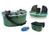 Кошче за риба Plastilys с 3 отделения на капака и презрамка