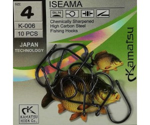 Куки Kamatsu Iseama Carp – японски куки за шаран с ухо