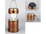 Лампа за риболов и лов RECHARGEABLE 6 LED със соларен панел USB