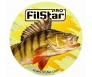 Риболовен стикер FilStar кръгъл 8 см за кутии, куфари и аксесоари