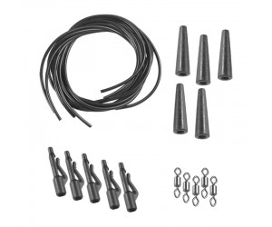 Шарански монтаж Safety Bolt Rig комплект аксесоари 5 броя Осака