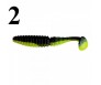 Силикони Thunder Shad Formax 8 см оребрено тяло и плоска опашка хищник