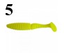 Силикони Thunder Shad Formax 8 см оребрено тяло и плоска опашка хищник