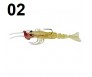 Силиконова скарида за морски джиг Ecotackle Melagues Shrimp+Jighead