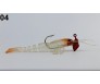 Силиконова скарида за морски джиг Ecotackle Melagues Shrimp+Jighead