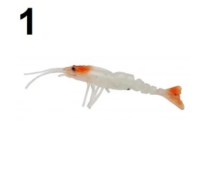 Силиконова скарида за морски джиг Ecotackle Melagues Shrimp резервна
