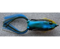 Силиконова жаба DANCER BLUE за риболов на щука 5.5см 12г повърхностна