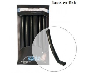 Термо шлаух KOOS SHRINK TUBE CATFISH за сом 1 м 6 мм черен