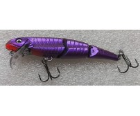 Триделен воблер OSAKO PURPLE FLOATING 8/11.5см за щука и костур