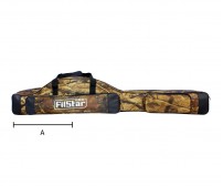 Троен риболовен калъф FilStar KK 208 Camo – мек, камуфлажен, здрав