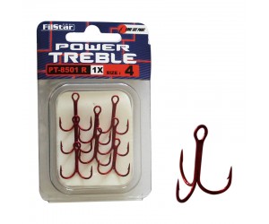 Тройни куки Filstar Power Treble PT-8501R-1X – здрави и остри