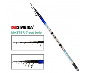 Въдица телескопична Siweida Master IM9 карбон 20-60 г с водачи