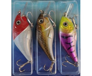 Воблери за риболов комплект OSAKO PIKE LURES 3бр 8см 10гр