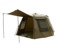 Заслон Fox EOS Social Shelter XL – просторна шатра за риболов и къмпинг