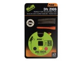 Готов монтаж Fox Zig Rig 3-12 ft x3 лидери за шаран риболов